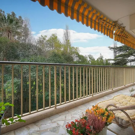 Frgk 'prince De Galles Terrasse Sur Jardin' Daire Cannes